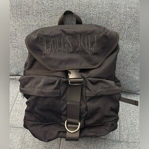 Dolls Kill Black Backpack w/ Padded Laptop Pocket
